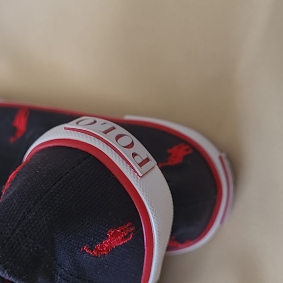 Polo Ralph Lauren Toddler Kody Shoe - Navy/Red - Picture 6 of 6